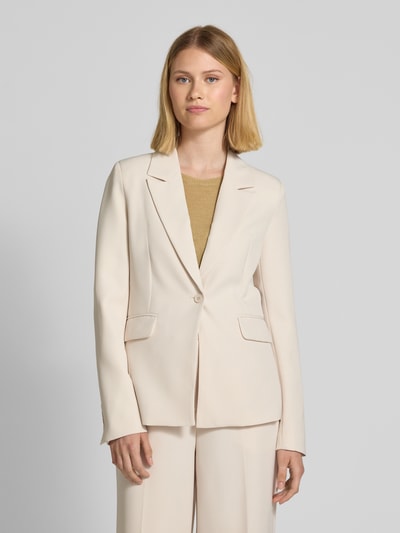 GUIDO MARIA KRETSCHMER WOMAN Slim fit blazer met klepzakken, model 'ISA' Beige - 4