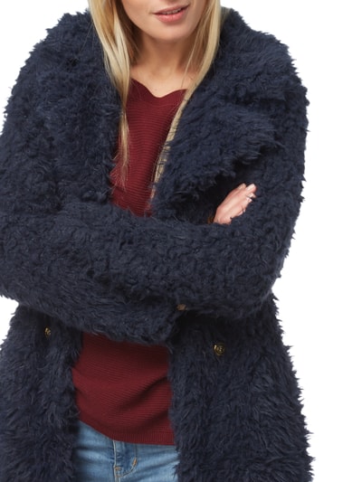 Vero Moda Kurzmantel aus Fake Fur Marine 3