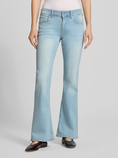 Pepe Jeans Regular Fit Bootcut Jeans aus Baumwoll-Mix Modell 'PIMLICO' Jeansblau 4