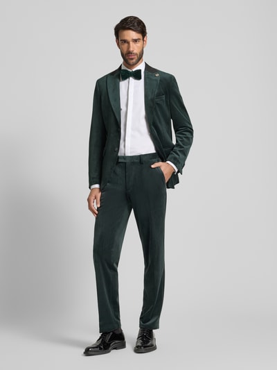 MCNEAL Slim fit colbert van fluweel Donkergroen - 1