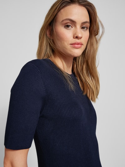 Christian Berg Woman Selection Midi-jurk met plissévouwen Marineblauw - 3