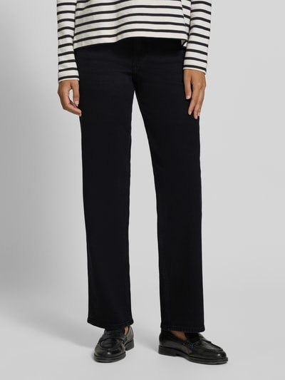 Garcia Straight Fit Jeans aus Baumwoll-Mix Modell 'Celia' Black 4
