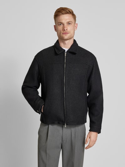 Jack & Jones Premium Jacke mit Umlegekragen Modell 'RAPHAEL' Black 4