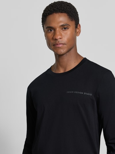 Tom Tailor Denim t-shirt o kroju regular fit z czystej bawełny model 'solid' Czarny 3