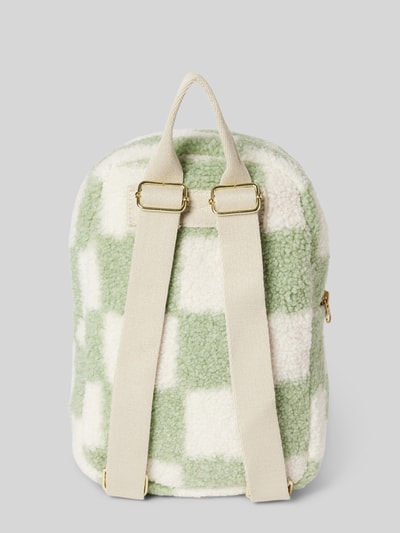 STUDIO NOOS Rucksack in Teddyfell-Optik Modell 'Binibamba' Gruen 3