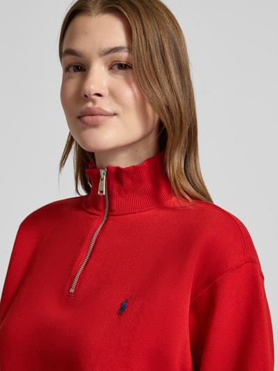 Polo Ralph Lauren Sweatshirt mit Stehkragen Rot 3