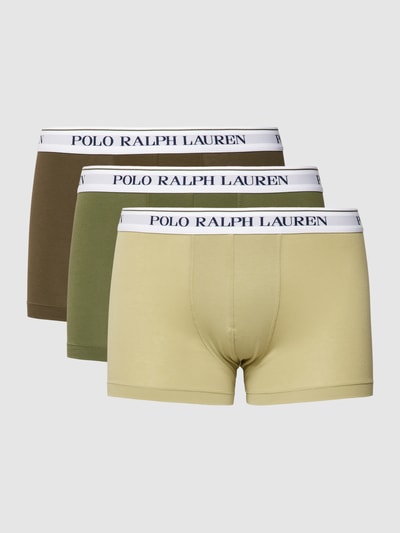 Polo Ralph Lauren Underwear Boxershort met labeldetails in een set van 3 stuks Olijfgroen - 2