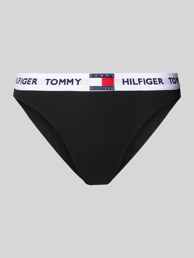 TOMMY HILFIGER Slip met elastische band met logo Zwart - 1