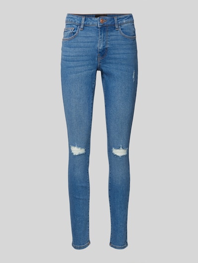 Pieces High-Waist-Jeans Modell 'DANA' Jeansblau 2