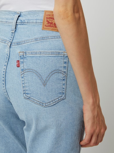 Levi's® High Rise Jeans mit Stretch-Anteil Modell 'Mom Jean' Jeansblau 3