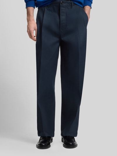 HUGO Baggy Fit Weite Hose aus reiner Baumwolle Modell 'HUGO 249' Jeansblau 4