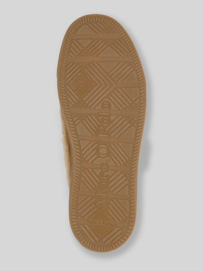 Marc O'Polo Loafers met lamswollen voering van runder suède Cognac - 3