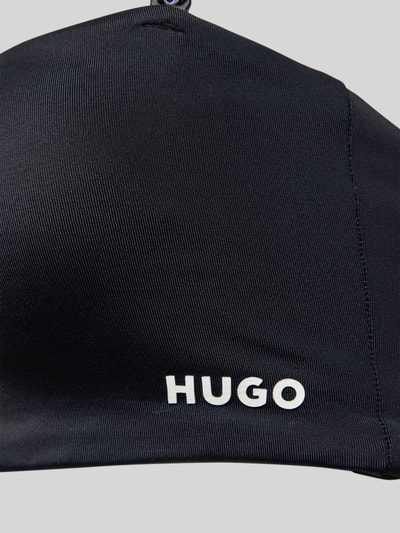 HUGO Bikini-Oberteil mit Label-Details Black 2