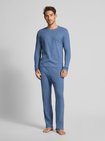 Christian Berg Men Longsleeve mit Rundhalsausschnitt Jeansblau 1