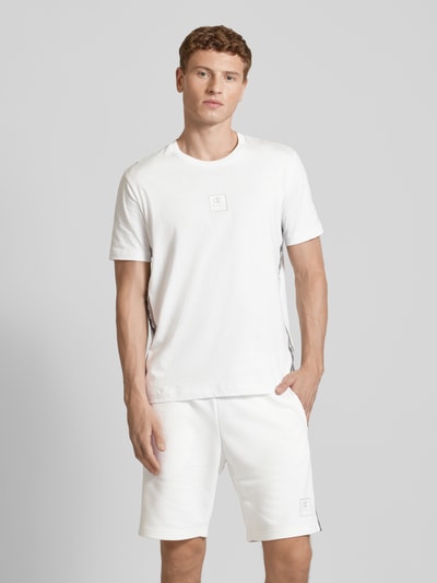 CHAMPION T-shirt met labelprint Offwhite - 4