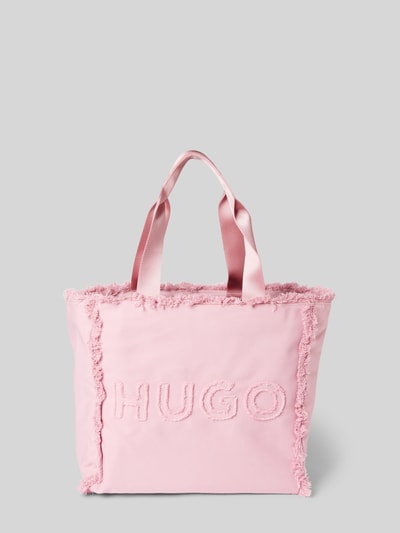 HUGO Handtasche mit Label-Stitching Modell 'Becky' Pink 1