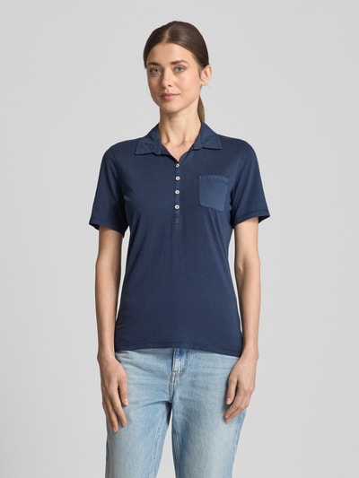 Marc O'Polo Regular fit poloshirt van puur katoen Marineblauw - 4