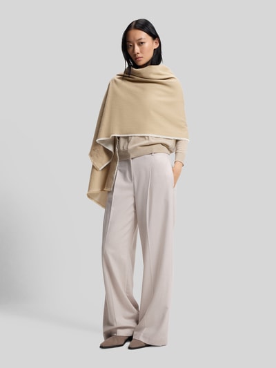 BOSS Orange Sjaal van katoenmix met wolmix, model 'JOELY' Lichtbruin - 1