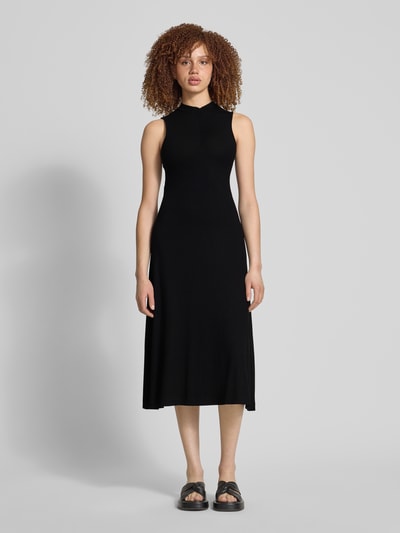 EDITED Midikleid in Ripp-Optik Modell 'Talia' Black 4