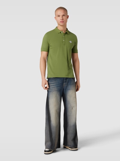 Replay Poloshirt in effen design Groen - 1