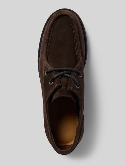 Marc O'Polo Veterschoen van suède Donkerbruin - 3