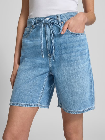 Vero Moda Relaxed fit korte jeans van een mix van katoen en lyocell, model 'VILLA' Jeansblauw - 3