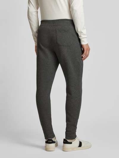 Polo Ralph Lauren Slim fit sweatpants met opgestikte zakken Antraciet gemêleerd - 5