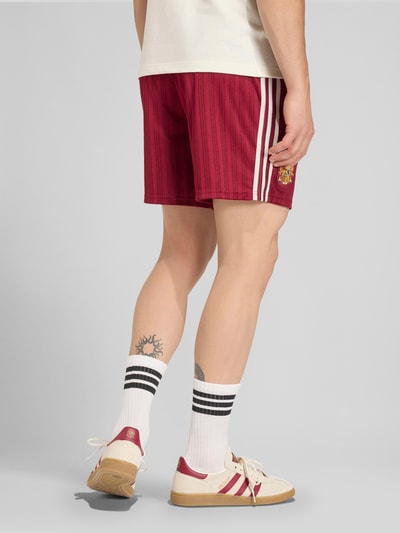 adidas Originals Regular Fit Sportshorts mit Kontraststreifen Modell 'Spanien' Bordeaux 4