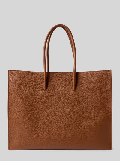 Coccinelle Hand Bag mit Logo-Prägung Modell 'Myrtha' Cognac 4