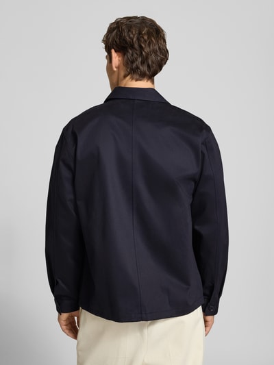 Lacoste Regular Fit Freizeithemd aus reiner Baumwolle Marine 5