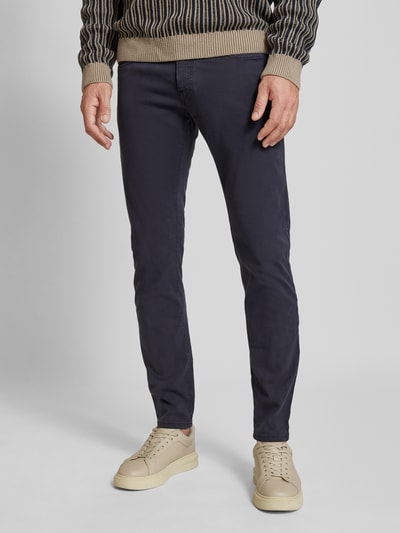 Pierre Cardin Stoffen broek met 5-pocketmodel, model 'Lyon' Marineblauw - 4