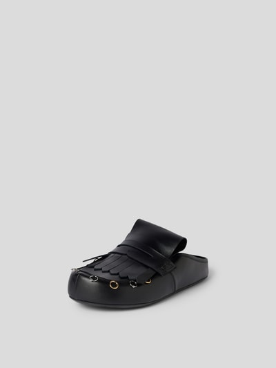 Marni Pantolette aus echtem Leder Black 2