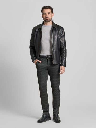 Tom Tailor Denim Slim fit chino met viscosegehalte Donkergrijs - 1