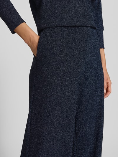 Zero Wide leg broek met elastische band Oceaanblauw - 3