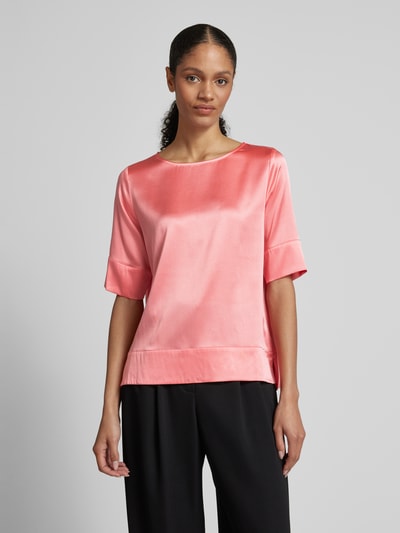 (The Mercer) N.Y. Regular Fit Blusenshirt mit Rundhalsausschnitt Pink 4