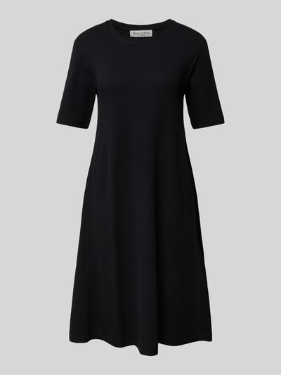 Marc O'Polo Knielanges Kleid in unifarbenem Design Black 2
