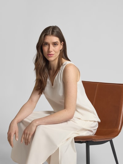 Christian Berg Woman Regular fit blousetop met V-hals Offwhite - 3