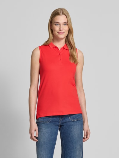 Christian Berg Woman Tanktop met polokraag Lichtrood - 4