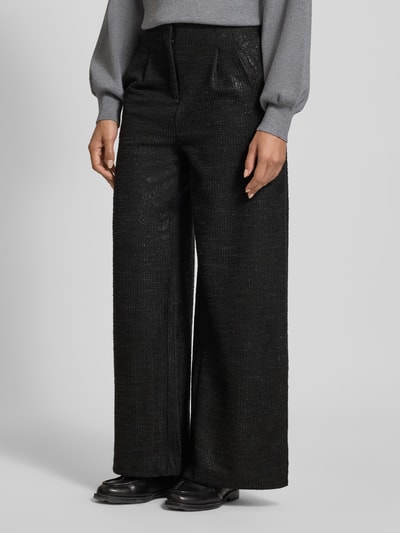 ICHI Stoffhose mit Gesäßtaschen Modell 'KATE' Black 4