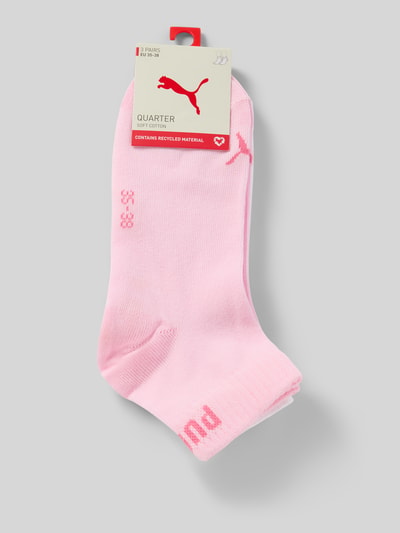 PUMA Damen Sneakersocken im 3er-Pack Fuchsia 3