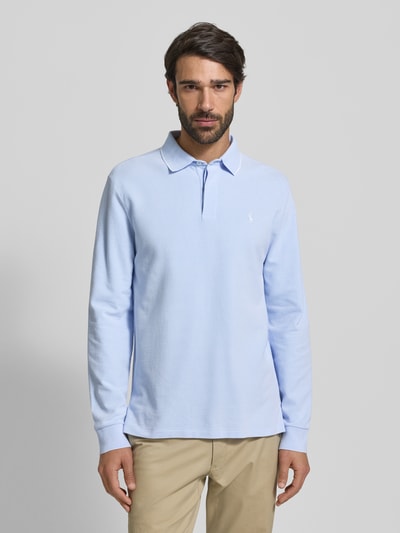Polo Ralph Lauren Poloshirt met labelstitching Bleu - 4
