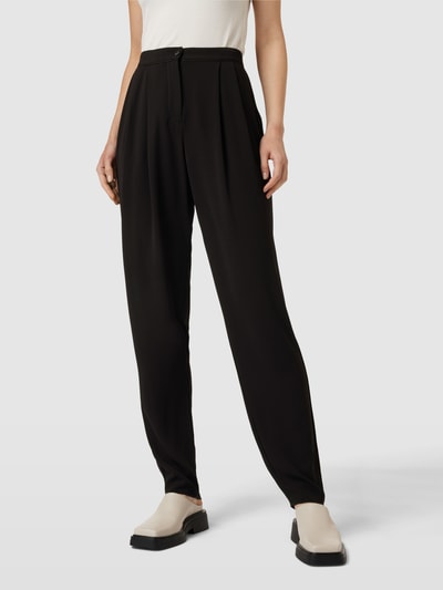 Emporio Armani Stoffen broek met knoop- en ritssluiting Zwart - 4