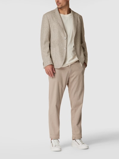 BOSS Slim fit colbert met wol, model 'Hanry' Beige - 1