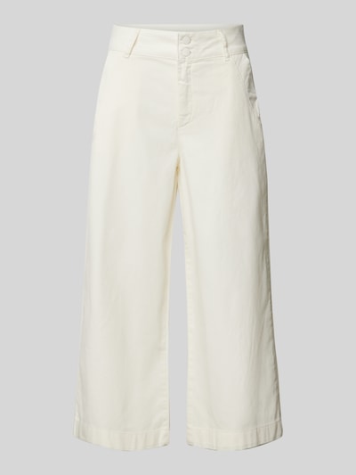 More & More Wide leg broek met steekzakken Offwhite - 2