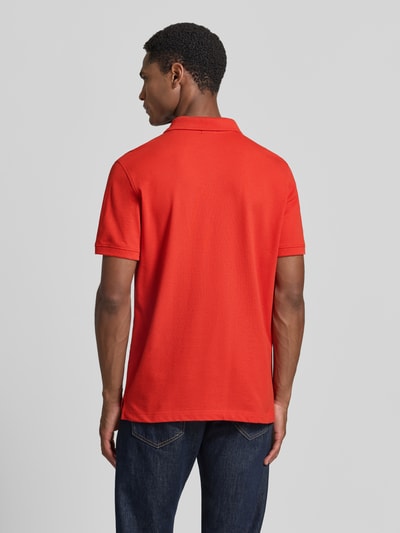 MCNEAL Slim Fit Poloshirt mit Label-Stitching Rot 5