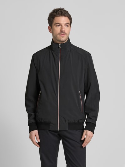 Christian Berg Men Blouson mit Reißverschlusstaschen Black 4