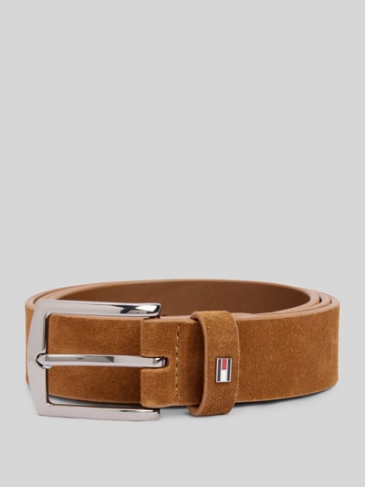 Tommy Hilfiger Gürtel aus echtem Leder Modell 'DENTON 3.5 SUEDE' Cognac 1