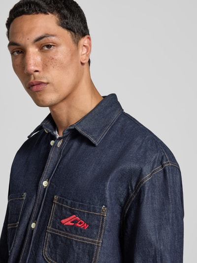 Dsquared2 Jeanshemd mit Knopfleiste Dunkelblau 3