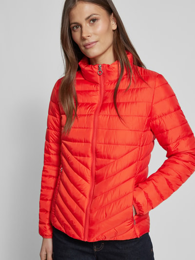 s.Oliver RED LABEL Regular Fit Steppjacke mit Stehkragen Rot 3