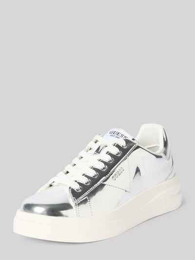 Guess Sneaker mit Label-Details Modell 'ELBINA' Silber 1